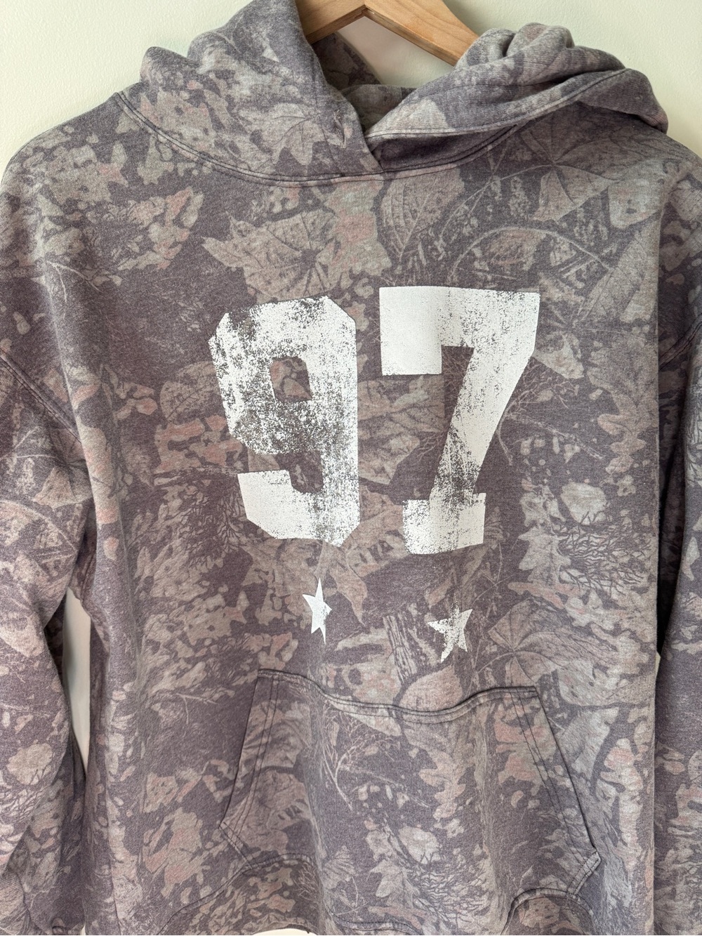 Urban Outfitters Camo Number 97 Graphic Hoodie - Picture 3 of 9